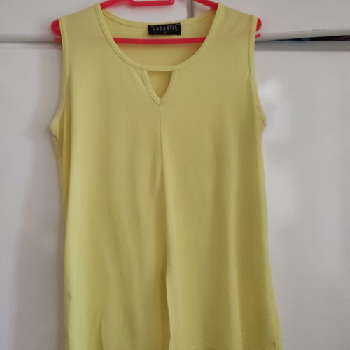 Garantie women's blouse size M used, yellow, non-cotton