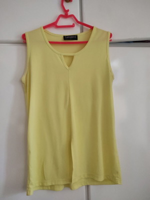 Garantie women's blouse size M used, yellow, non-cotton