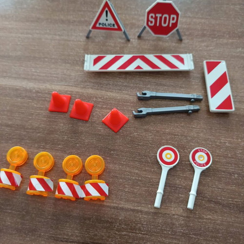 Playmobil police or fire brigade set like new