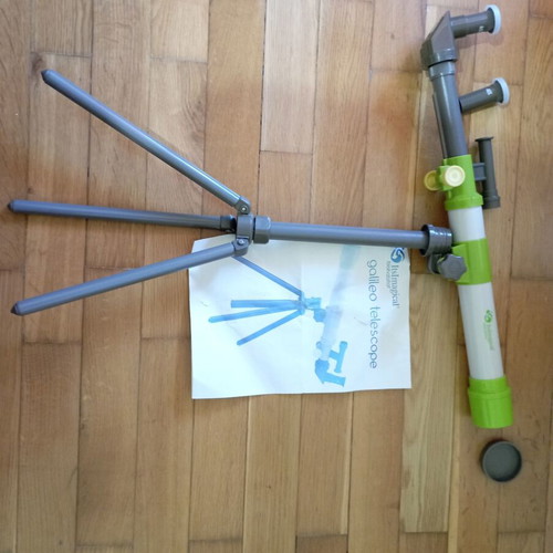 Galileo children's telescope by ItsImagical used with two lenses