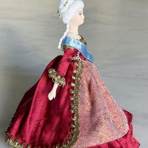Vintage Russian porcelain doll Catherine the Great like new