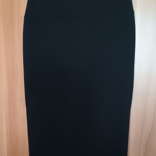Shein midi fitted skirt, black, size M