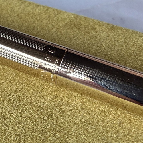 Parker Classic Gold Plated Ballpoint Pen with vintage velvet case