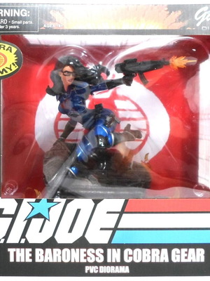 Baroness in Cobra Gear SDCC 2023 PX Previews Exclusive Figure Diorama new