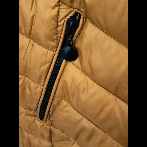 Reversible jacket used yellow and gray with hood size S