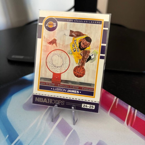 2024-25 Panini NBA Hoops LeBron James #18 card like new