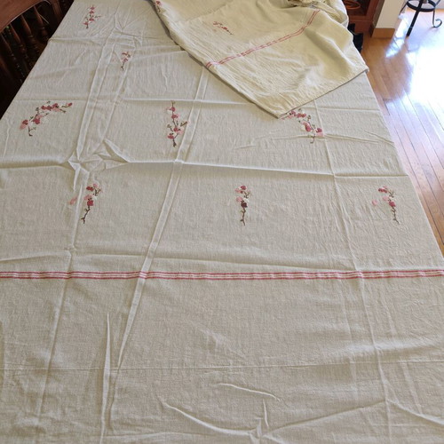 Linen curtains like new, handmade, 200x240 cm each