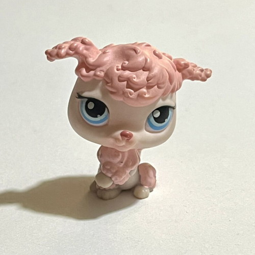 Littlest Pet Shop pink dog figure used