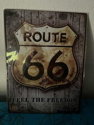 Route 66 decorative sign new 30x40cm