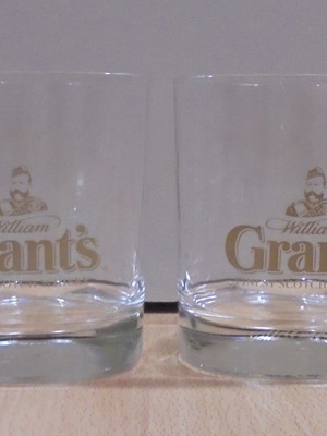 Grant's scotch whisky διαφημιστικό σετ 2 ποτηριών μεταχειρισμένο