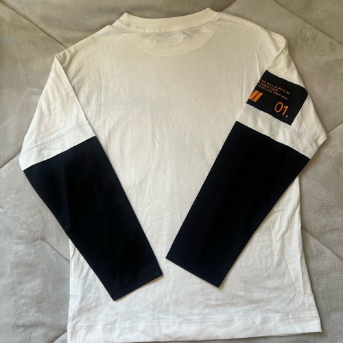 Zara white long-sleeve shirt like new, size 140 cm