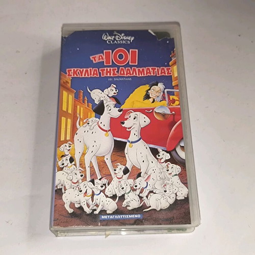 VHS 101 Dalmatians used, dubbed