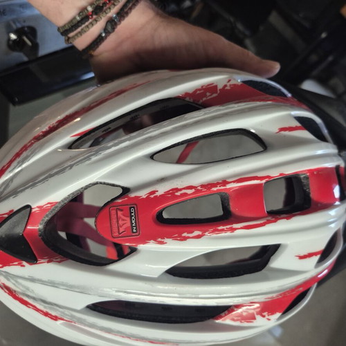 SH+ Pulse bicycle helmet L/XL 59-61cm, white/red/black