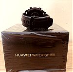  HUAWEI GT STAINLESS STEEL 46MM/ SMART WATCH /  ΑΔΙΑΒΡΟΧΟ ΜΕ ΠΑΛΜΟΓΡΑΦΟ !!!!!! TOTAL BLACK ΣΤΟ ΚΟΥΤΙ ΤΟΥ