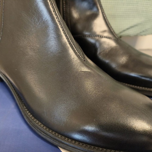 Geox men's black ankle boots, size 45