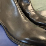 Geox men's black ankle boots, size 45