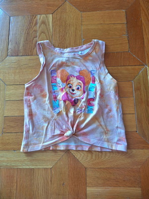 Skye Nickelodeon sleeveless shirt used, orange, for girls 3-4 years