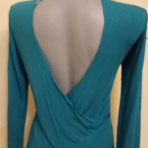 Turtleneck with open back used, size S