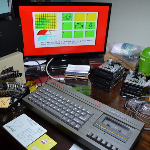 Sinclair ZX Spectrum 48K Survival cassette