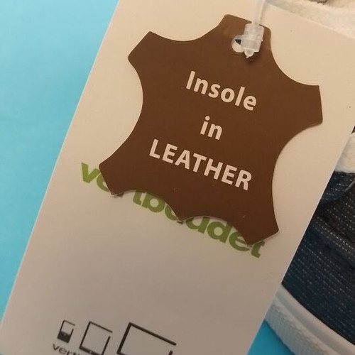 Μποτάκια jeans Verbaudet νούμερο 23 καινούργια, μπλε με δερμάτινη σόλα