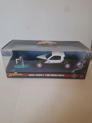 Μεταλλικό αυτοκίνητο Jada Toys Ghost-Spider & 1990 Mazda Miata νέο