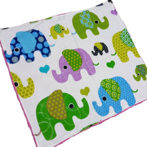 Children's placemat elephants new, cotton 30x27 cm