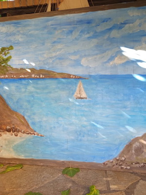 Large original painting 220x160 cm, seascape