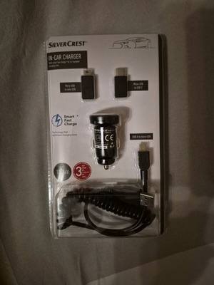 Silvercrest SLM 2 A2 in-car charger new, sealed