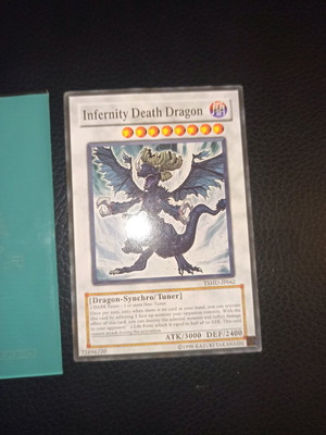 Yu Gi Oh card Infernity Death Dragon new