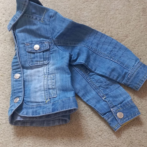 Denim jacket for girl like new, size 98 cm, Orchestra