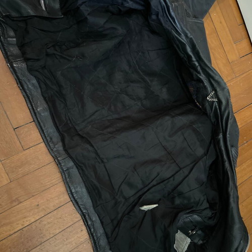 Perfecto vintage leather jacket, medium-large, black
