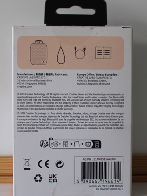 Bluetooth speaker Creative MUVO FREE new