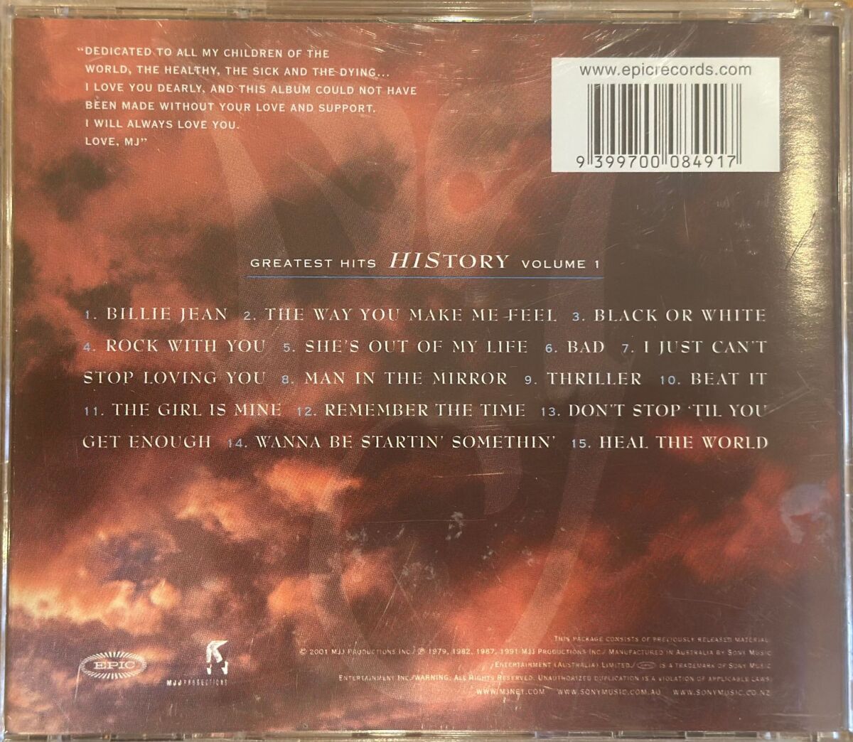 Michael Jackson Greatest Hits History… - € 5,00 - Vendora.cy