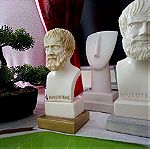  Αγαλματίδια - αντίγραφα μουσειακά (Αριστοτέλης&Κυκλαδικό ειδώλιο)