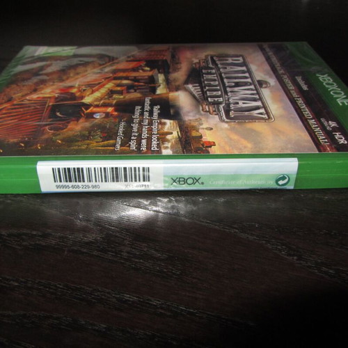Railway Empire Xbox One game new sealed with digital OST poster manual