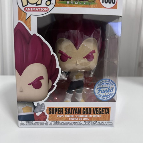 Dragonball Super Saiyan God Vegeta Funko Pop new, authentic