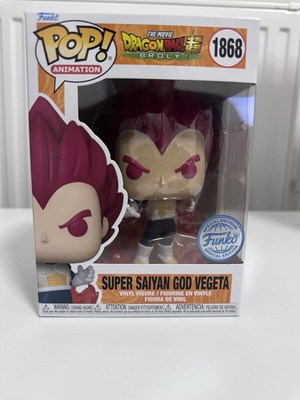 Dragonball Super Saiyan God Vegeta Funko Pop new, authentic