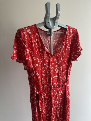 Floral Mindi φόρεμα σαν καινούργιο, κόκκινο, μέγεθος EU 46/XXXL