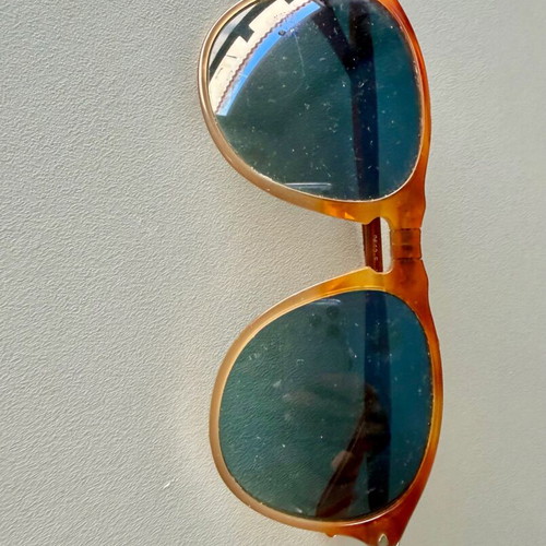 Persol PO9649S Aviator Sunglasses like new, polarized
