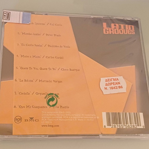 Latin Grooves The Best In Latin Music CD new