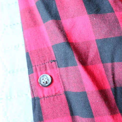 Zara shirt used, black-red, size Medium