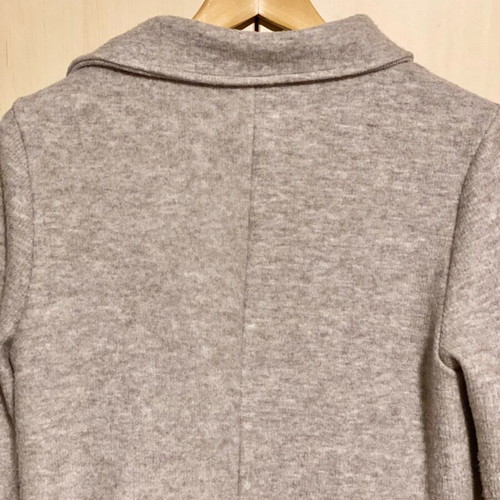 Emery Rose gray jacket new with zipper and collar