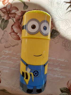 Παγουρινο μπουκάλι Minions μεταχειρισμένο 350ml με πλαστικό καπάκι