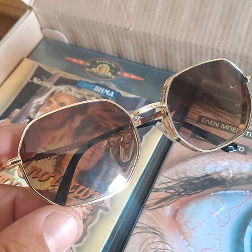 Sunglasses like new, brown and gold