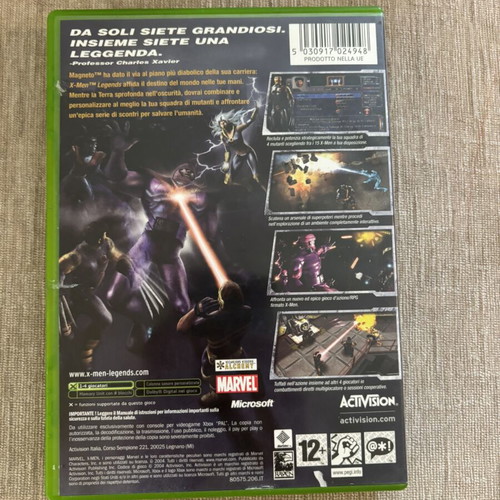 X-Men Legends Xbox Original game used, complete