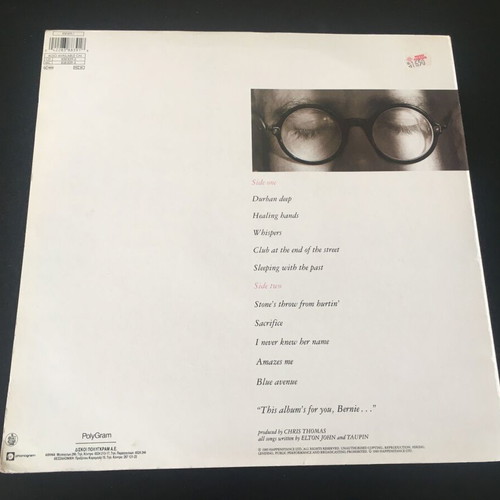 Elton John Sleeping With The Past LP used, pop