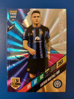 Panini Fifa 365 2024 #POW 51 Martinez Inter Dominator card new