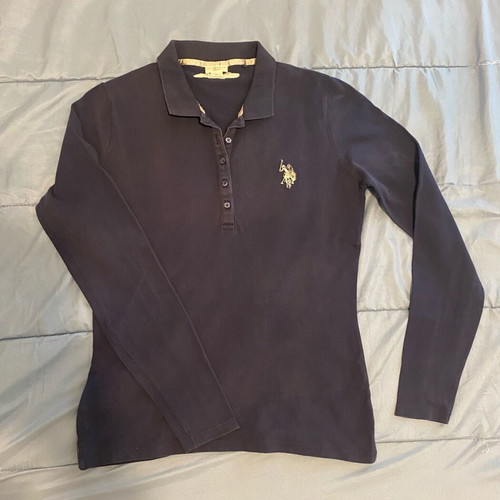 U.S. Polo Assn. polo shirt used, blue xl with slim fit