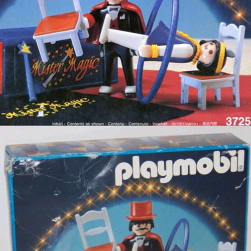 Playmobil 3725 Magic Circus vintage used