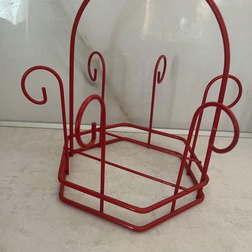 Metal Cup Holder like new for espresso or Greek coffee cups